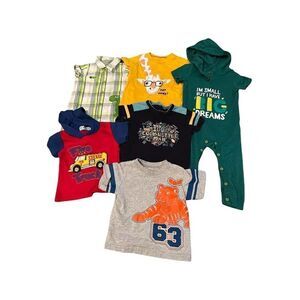 Baby Boy Bundle • Variety Brand Pack • Sz 12m • 6 pieces • #Q924